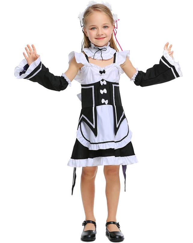 F68175 childrens maid costume